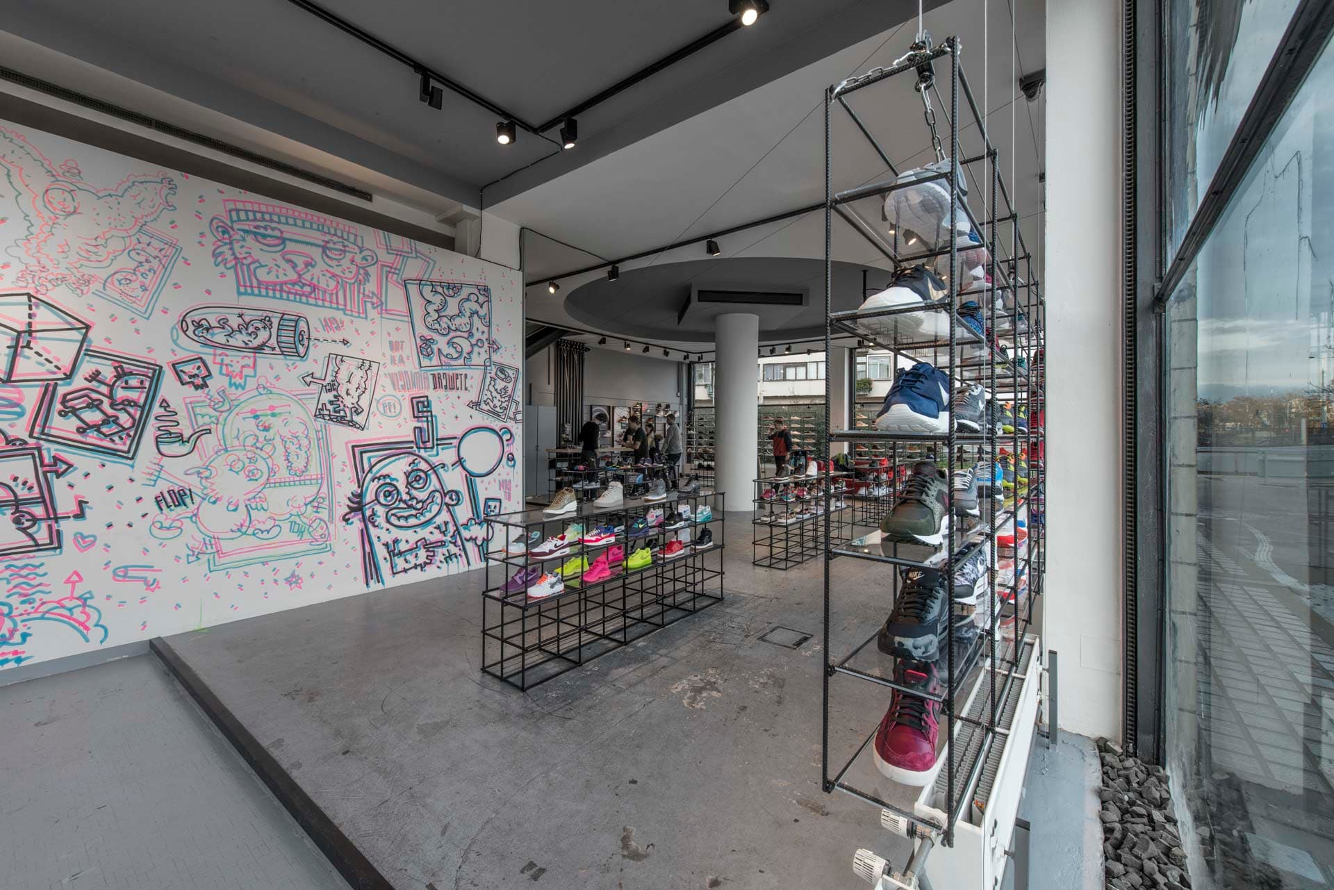 Footshop, showroom Bubenská